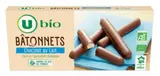 Batônnets chocolat lait, U Bio  (125 g)