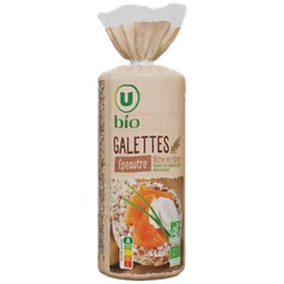 Galettes à base d'épeautre BIO, U BIO (130 g)