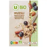 Muesli fruits secs amandes et noisettes, U BIO (500 g)