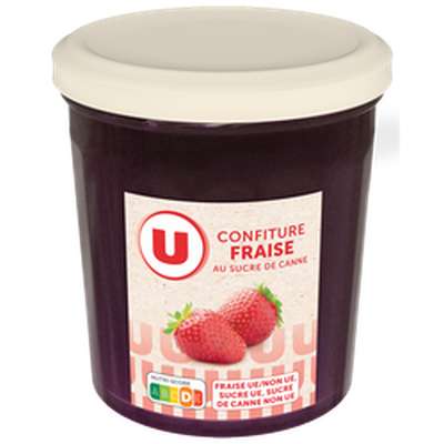 Confiture de fraises, U (370 g)