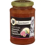 Confiture d'ananas goyave et passion, U Saveurs (315 g)