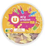 Assortiment de bonbons gélifiés acidulés, U (600 g)