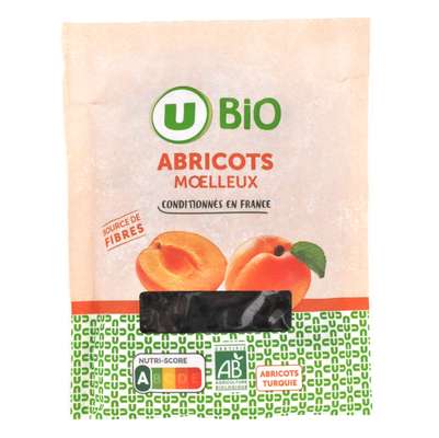 Abricots moelleux BIO, U BIO (200 g)