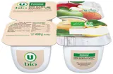 Compote de pommes sans sucres ajoutés BIO, U (4 x 100 g)