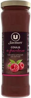 Coulis de framboise, U Saveurs (220 g)