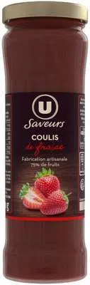 Coulis de Fraises, U Saveurs (220 g)