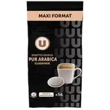 Café dosettes classique pur arabica compatible Senseo, U (x 56)