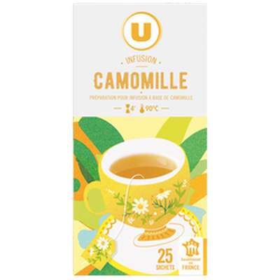 Infusion camomille, U (x 25 sachets)