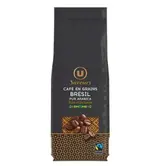 Café grains Brésil, U Saveurs (1 Kg)