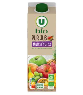 Pur jus multifruits BIO, U BIO (1 L)