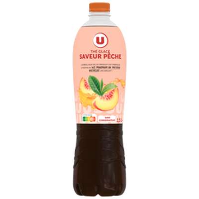 Boisson au thé saveur pêche, U (1.5 L)