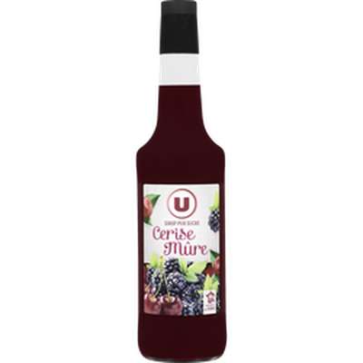 Sirop cerise mûre, U ( 70 cl)