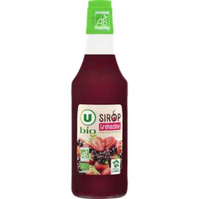 Sirop de grenadine BIO, U (50 cl)