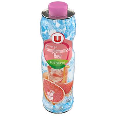 Sirop de pamplemousse rose, U (75 cl)
