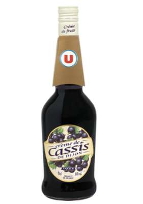 Crème de cassis de Dijon 16°, U (70 cl)