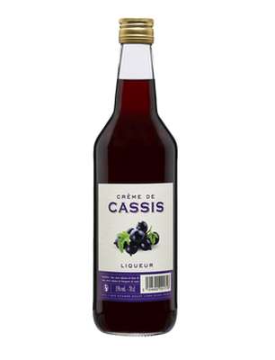 Crème de cassis 15°, Prix Mini (70 cl)