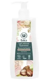 Lait velouté hydratant au karité flacon, U BIO (250 ml)