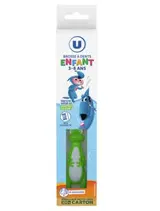 Brosse à dents pour enfant 3/6ans, U Mat & Lou