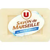 Savon de Marseille blanc textiles délicats, U (400 g)