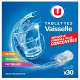 Tablettes lave-vaisselle standard, U (x 30)
