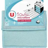 Chiffon en microfibre 3D pour salle de bain, U (x 1)