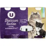 Boisson lactée facile à digérer pour chat, U (3 x 200 ml)