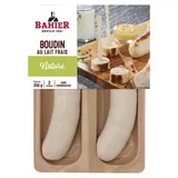 Boudin blanc nature 100% porc, Bahier (2 x 125 g)