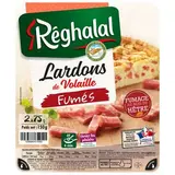 Lardons de volaille fumés Halal, Reghalal (2 x 75 g)