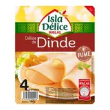 Blanc de dinde fumé halal, Isla Délice (x 4, 120 g)