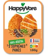 Suprêmes panés végétaux & gourmands, HappyVore (x2, 180 g)