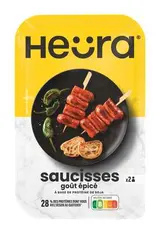 Saucisses épicé végétal à griller, Heura (x 4, 216 g)