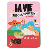 Lardons végétaux fumés, La Vie (2 x 75 g)