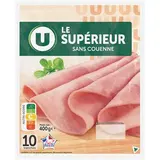 Jambon Le Supérieur sans couenne, U (10 tranches, 400g)