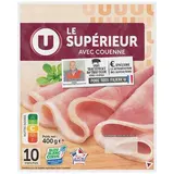Jambon supérieur avec couenne, U (10 tranches, 400 g)