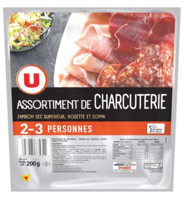 Assortiment de charcuterie, U (200g)