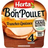 Le Bon Poulet tranches épaisses, Herta  (140 g)