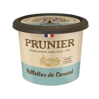 Rillettes pur canard, Maison Prunier (220 g)