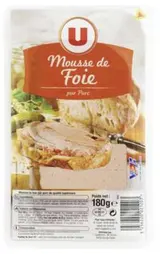 Mousse de foie qualité supérieure pur porc, U (180 g)