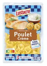 Tortellini poulet crème, Lustucru (300 g)