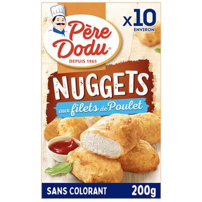 Nuggets de poulet, Père Dodu (x 10, 200 g)