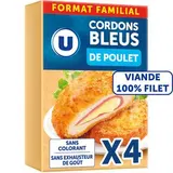 Cordons bleus de poulet, U (x4, 400 g)