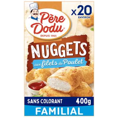 Nuggets de poulet familial, Père Dodu (400 g)