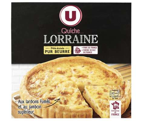 Quiche lorraine, U (400 g)