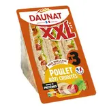 Sandwich triangle XXL poulet rôti crudités, Daunat (230 g)