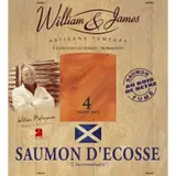 Saumon d'Ecosse fumé, William & James (x 4 tranches, 100 g)