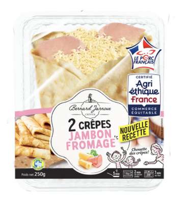 Crêpes jambon fromage, Bernard Jarnoux (2 x 250 g)