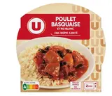 Poulet basquaise et riz blanc, U (300 g)