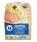 Saumon purée de pommes de terre à la crème fraiche, U (300 g)