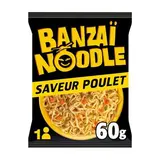 Nouilles instantanées saveur poulet, Banzai Noodle (60 g)