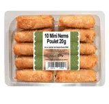 Mini nems au poulet, Sodebo (x10, 230 g)